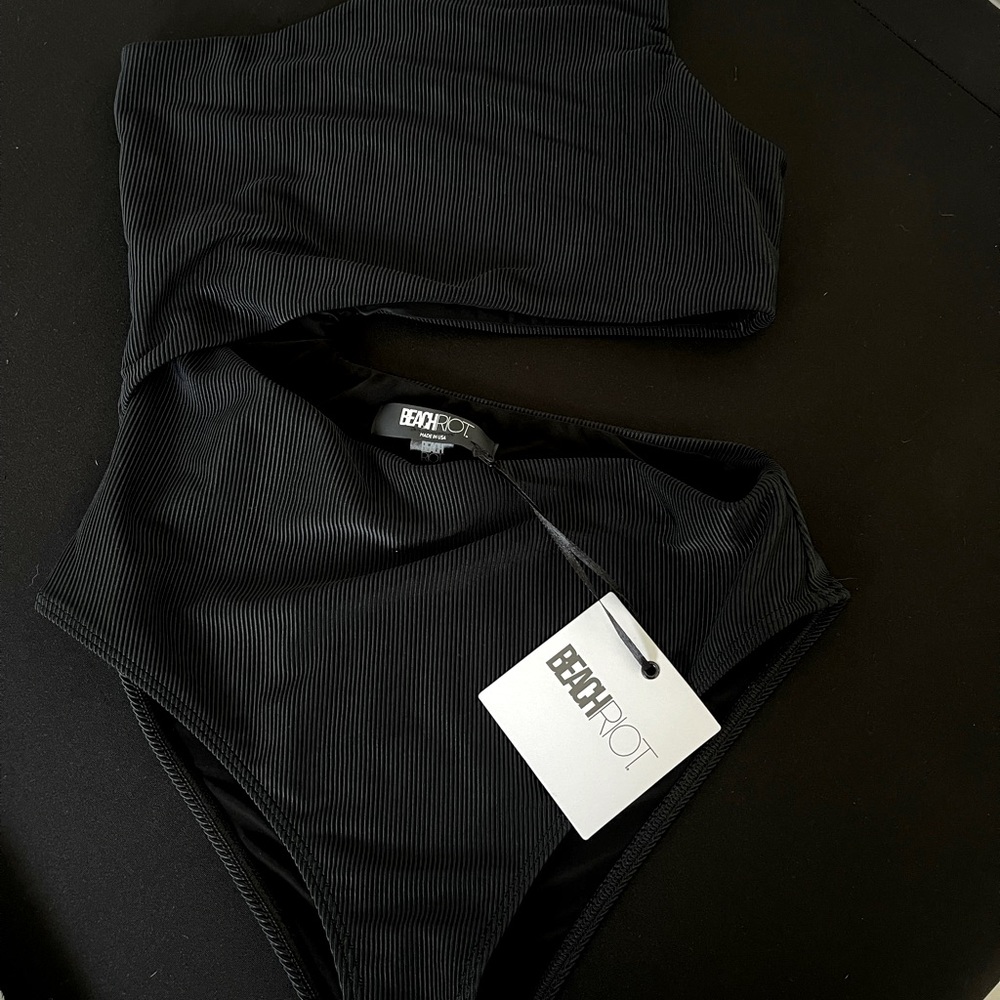 Beach Riot Black One Piece